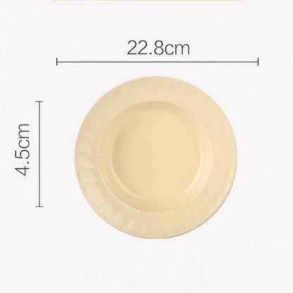 Pastel Cream Dinnerware