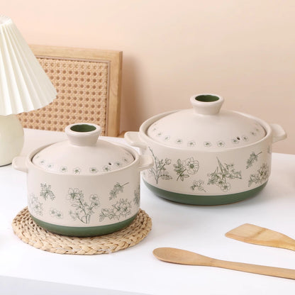 Botanic Glaze Ceramic Pot