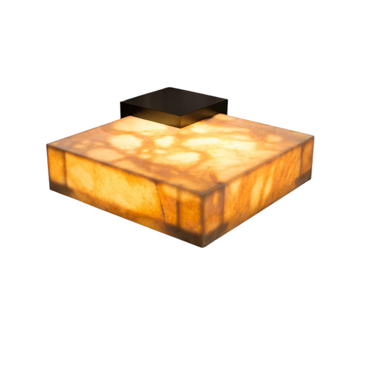 Blox Square Cocktail Table on Casters with Light