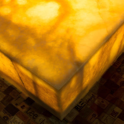 Blox Square Cocktail Table on Casters with Light