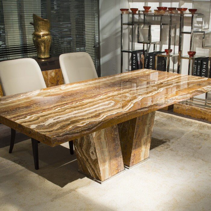 Vertica Stone Dining Table