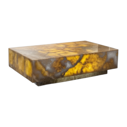 Blox Rectangular Cocktail Table with Light