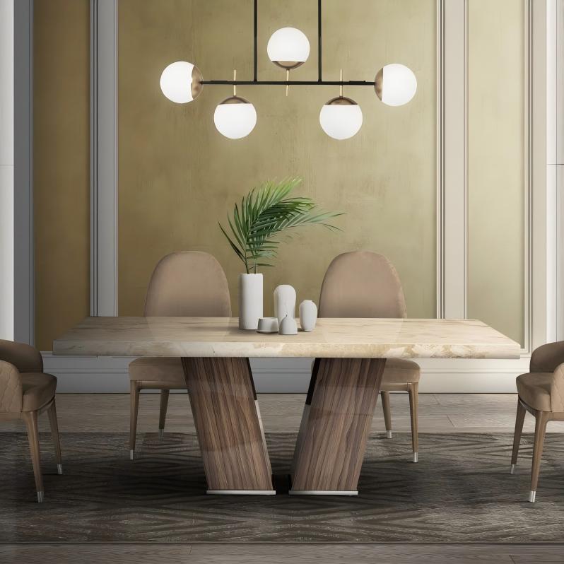 Vertica Wood Dining Table