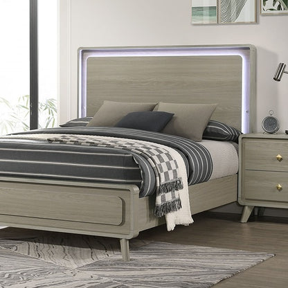 Reynaud Bed-Wood Panel Headboard