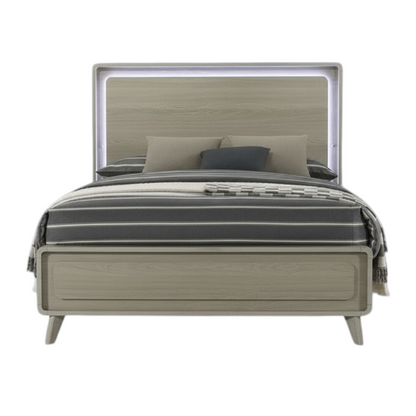 Reynaud Bed-Wood Panel Headboard