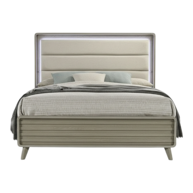 Reynaud Bed-Upholstered Channel Headboard