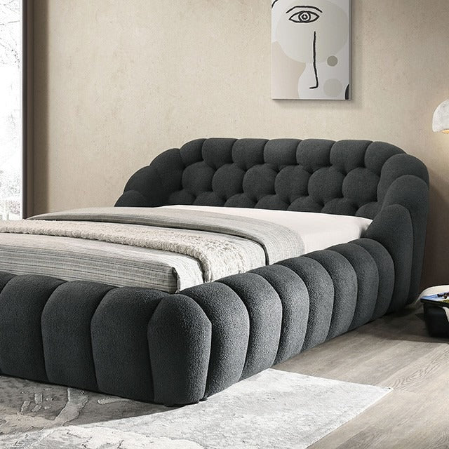 Nerquay Bed Frame - Gray