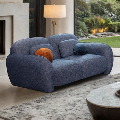 Peverell Loveseat - Denim Blue