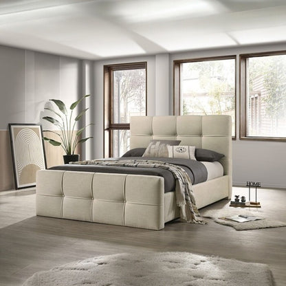 Mercer Bed Frame - Ivory