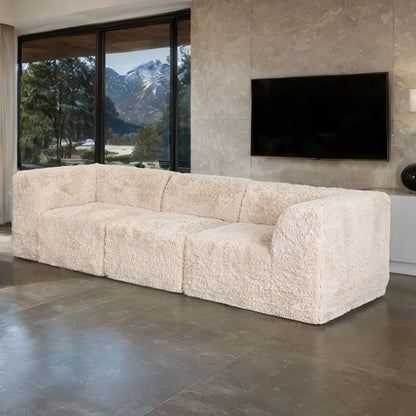 Nappo Fluffy Modular Sofa - Beige