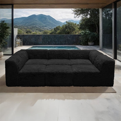 Nappo Fluffy Daybed - Black