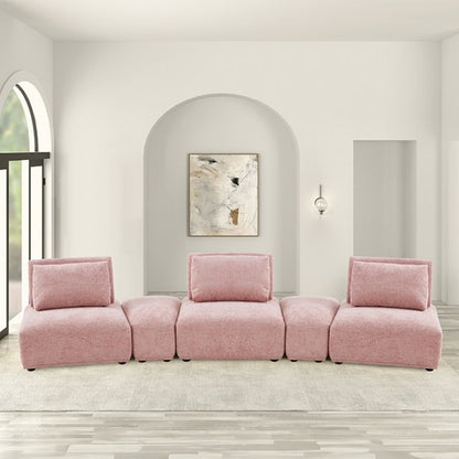Stavberg Modular Sectional-Pink