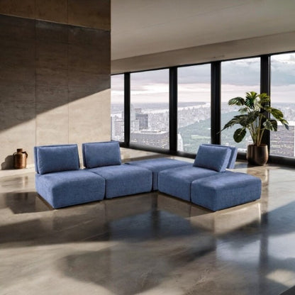 Stavberg Modular Sectional-Blue