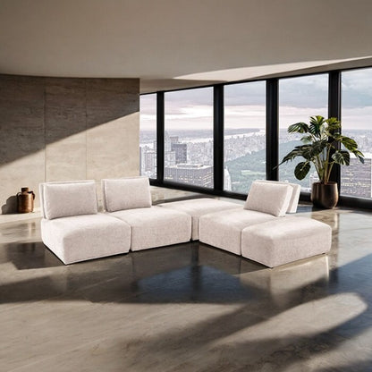 Stavberg Modular Sectional-Light Brown