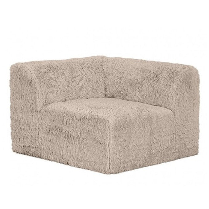 Nappo Fluffy Loveseat - Taupe