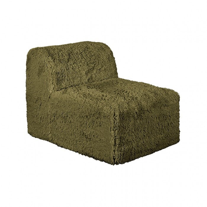 Nappo Fluffy Modular Sofa - Olive Green