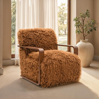 Elaros Accent Chair - Brown
