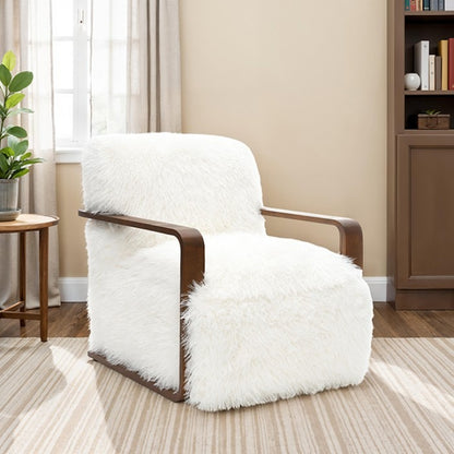Elaros Accent Chair - White