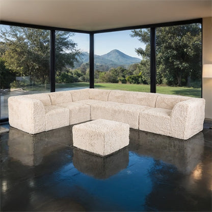 Nappo Fluffy Modular Sectional - Beige