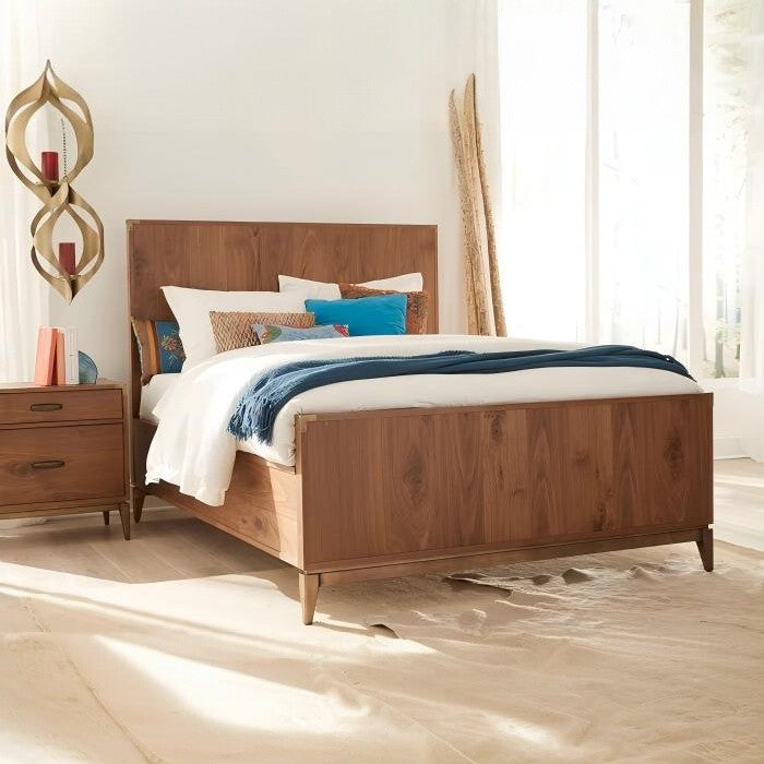 Adlin Wood Panel Bed