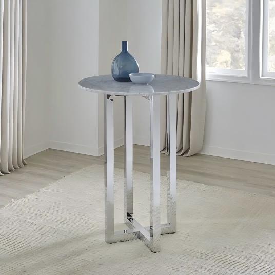 Amalio Marble Top Bar Table