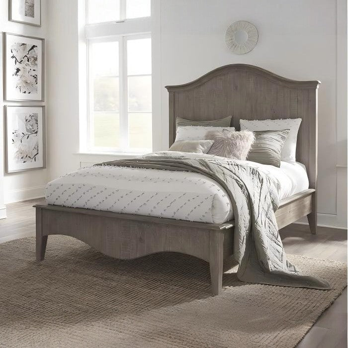 Ellia Solid Wood Crown Bed