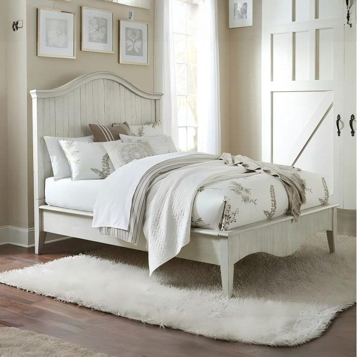 Ellia Solid Wood Crown Bed