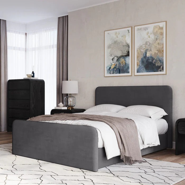 Elorin Fully Upholstered Platform Bed