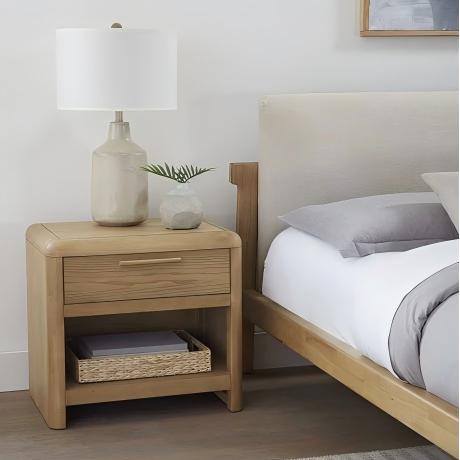 Furan One Drawer Nightstand