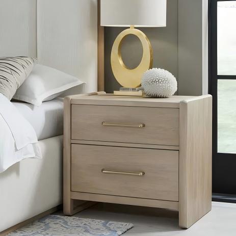 Gardena Two Drawer Nightstand