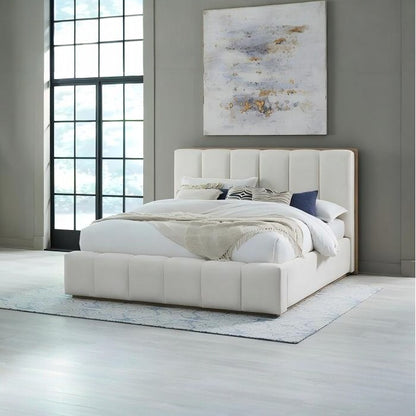 Gardena Wood Frame Upholstered Platform Bed