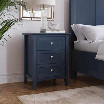 Graciela Three Drawer Nightstand