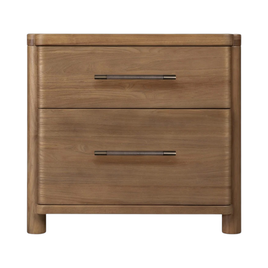 Hollar Two Drawer Nightstand