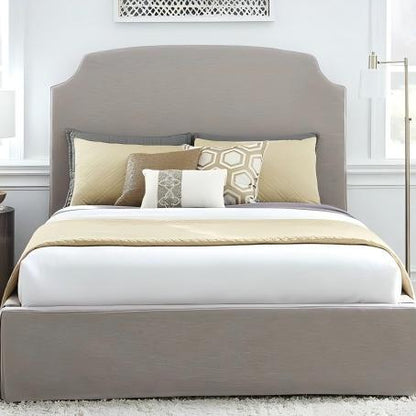 Laure Upholstered Skirted Storage Panel Bed