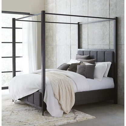 Lucena Upholstered Canopy Bed