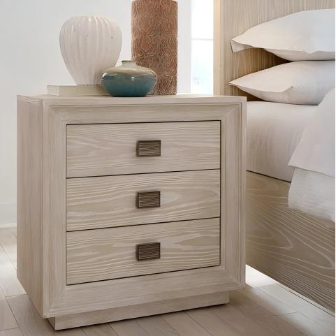 Maxon Three Drawer USB-Charging Nightstand
