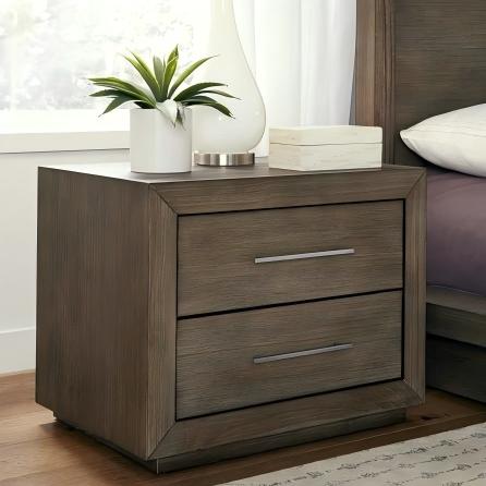 Melborn Two Drawer Nightstand with USB