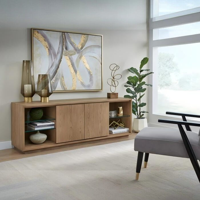 Ondine TV Console in Bisque