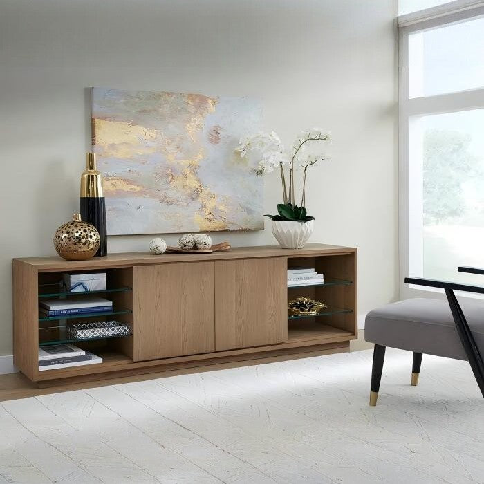 Ondine TV Console in Bisque