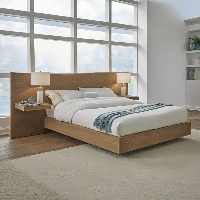 Ondine Coastal Modern Live Edge Wall Bed