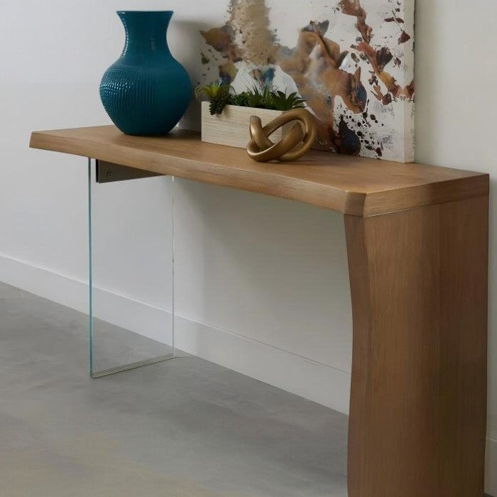 Ondine Live-Edge Console Table