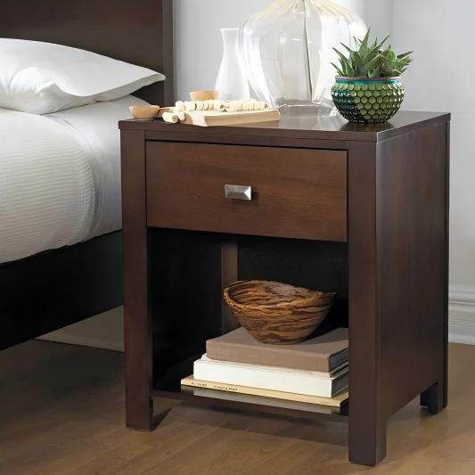 Rivan One Drawer Nightstand
