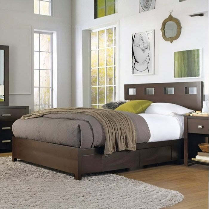 Rivan Wood Storage Bed