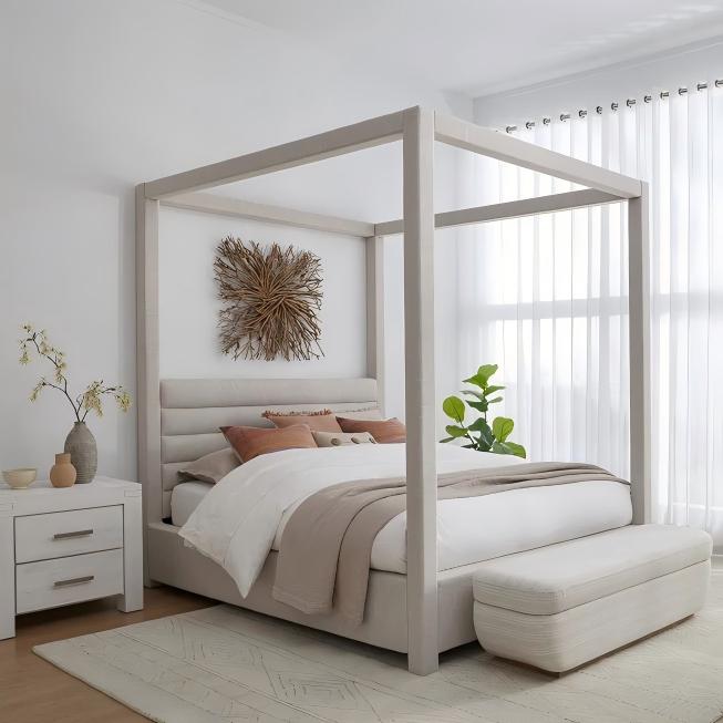 Rockley Upholstered Canopy Bed