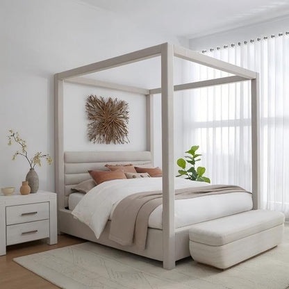 Rockley Upholstered Canopy Bed