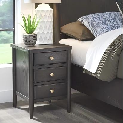 Rockford Three Drawer Small Nightstand