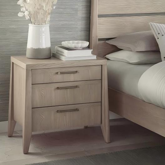 Sumera Three Drawer Nightstand