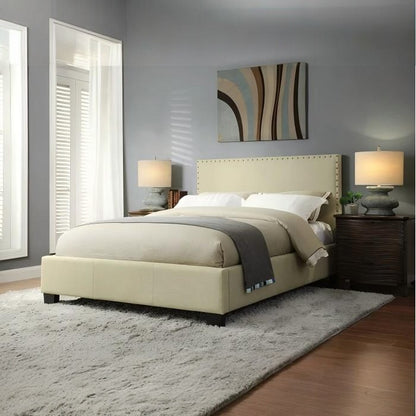 Taven Nailhead Footboard Storage Bed