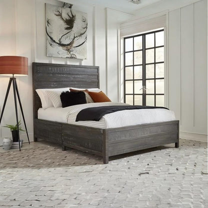 Townley Solid Wood Low-Profile Bed