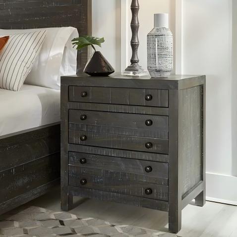 Townley Three Drawer Nightstand